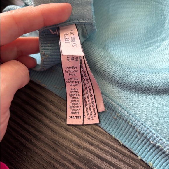 Victoria’s Secret sports bra Set - Blue, Black, Pink, Mint - Picture 8 of 9